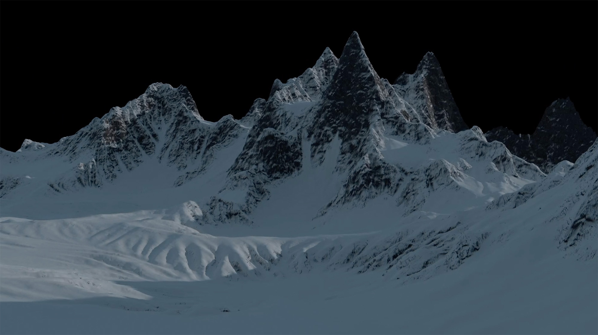 Ice Moon environment